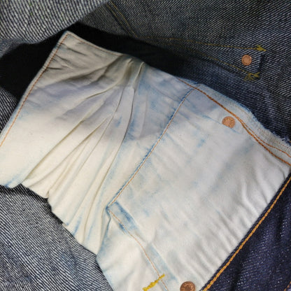 【中古品】【メンズ】 EVISU エヴィス PAINT DENIM PANTS NO1 SPECIAL LOT2000 17OZ ペイントデニムパンツ ジーンズ 156-260720-as-24-izu サイズ：46×32 カラー：インディゴ 万代Net店