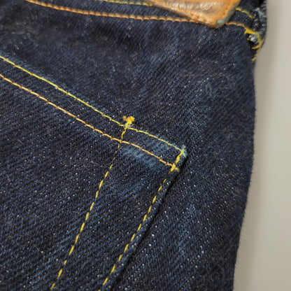 【中古品】【メンズ】 EVISU エヴィス PAINT DENIM PANTS NO1 SPECIAL LOT2000 17OZ ペイントデニムパンツ ジーンズ 156-260720-as-24-izu サイズ：46×32 カラー：インディゴ 万代Net店