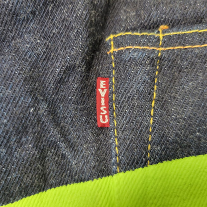 【中古品】【メンズ】 EVISU エヴィス PAINT DENIM PANTS NO1 SPECIAL LOT2000 17OZ ペイントデニムパンツ ジーンズ 156-260720-as-24-izu サイズ：46×32 カラー：インディゴ 万代Net店