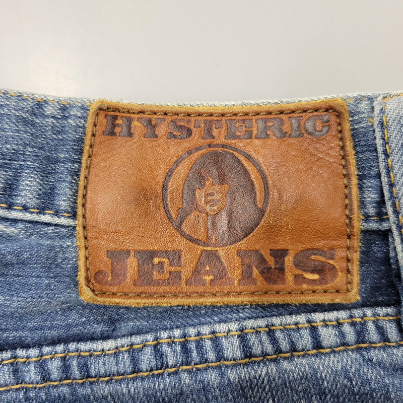 【中古品】【レディース】 HYSTERIC GLAMOUR ヒステリックグラマー STUDS DENIM PANTS スタッズ デニムパンツ ジーンズ 168-260723-as-20-izu サイズ：S カラー：インディゴ 万代Net店