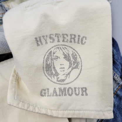 【中古品】【レディース】 HYSTERIC GLAMOUR ヒステリックグラマー STUDS DENIM PANTS スタッズ デニムパンツ ジーンズ 168-260723-as-20-izu サイズ：S カラー：インディゴ 万代Net店