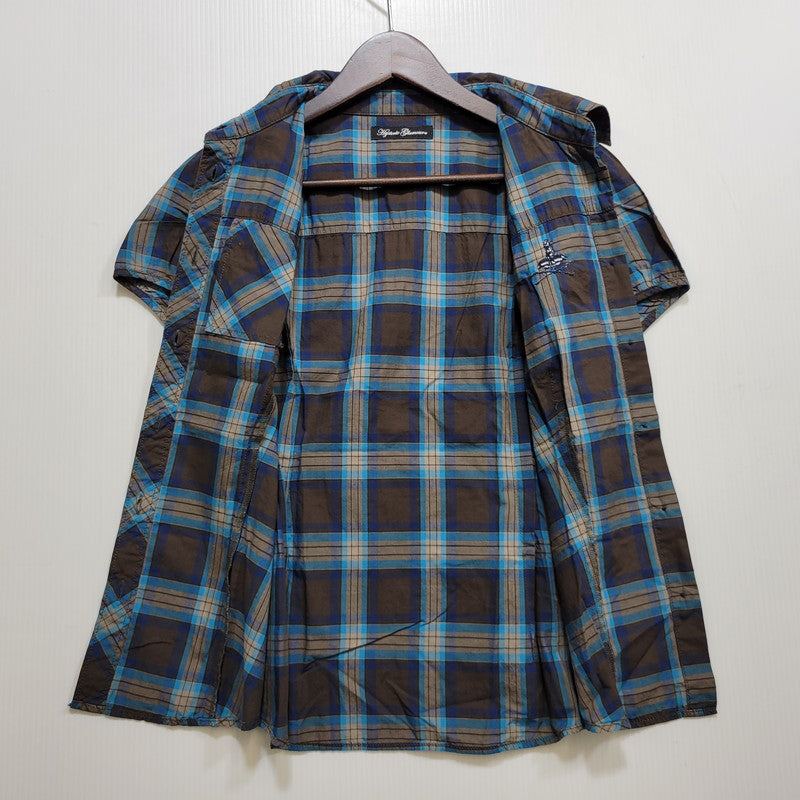 【中古品】【レディース】 HYSTERIC GLAMOUR ヒステリックグラマー CHECK SS SHIRT 2AH-1690 チェック ショートスリーブ シャツ 半袖 168-260723-as-15-izu サイズ：FREE カラー：マルチカラー 万代Net店