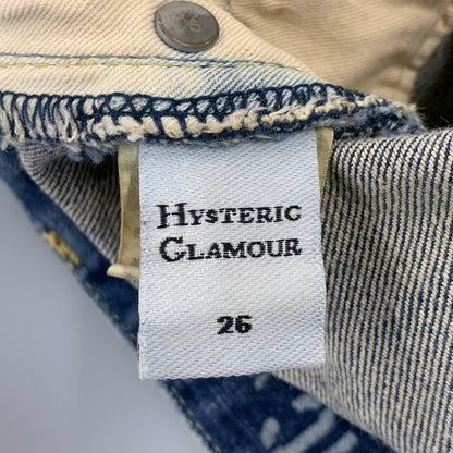 【中古品】【レディース】 HYSTERIC GLAMOUR ヒステリックグラマー 01173AK06 STUDS DENIM SKIRT スタッズ デニム スカート 168-260722-ya-16-izu サイズ：26 カラー：インディゴ 万代Net店