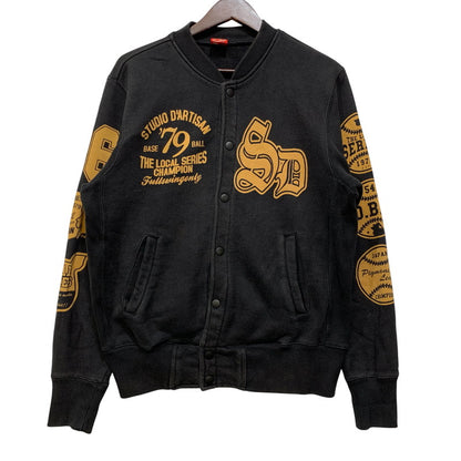 【中古品】【メンズ】 STUDIO D'ARTISAN ステュディオ ダ ルチザン SWEAT CARDIGAN スウェット カーディガン トップス 長袖 145-260722-ya-11-izu サイズ：M カラー：ブラック 万代Net店