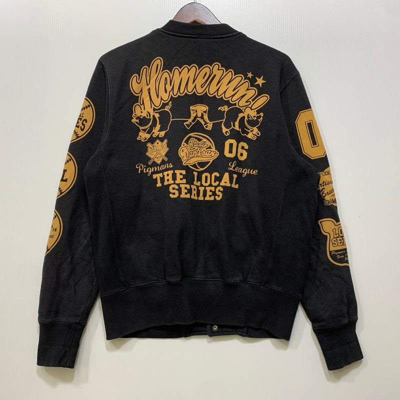 【中古品】【メンズ】 STUDIO D'ARTISAN ステュディオ ダ ルチザン SWEAT CARDIGAN スウェット カーディガン トップス 長袖 145-260722-ya-11-izu サイズ：M カラー：ブラック 万代Net店