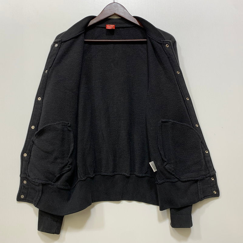 【中古品】【メンズ】 STUDIO D'ARTISAN ステュディオ ダ ルチザン SWEAT CARDIGAN スウェット カーディガン トップス 長袖 145-260722-ya-11-izu サイズ：M カラー：ブラック 万代Net店