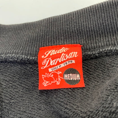 【中古品】【メンズ】 STUDIO D'ARTISAN ステュディオ ダ ルチザン SWEAT CARDIGAN スウェット カーディガン トップス 長袖 145-260722-ya-11-izu サイズ：M カラー：ブラック 万代Net店