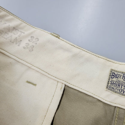【中古品】【メンズ】 Buzz Rickson's バズリクソンズ ORIGINAL SPEC. CHINOS オリジナルスペック チノ パンツ 156-260720-as-22-izu サイズ：32×34 カラー：ベージュ 万代Net店