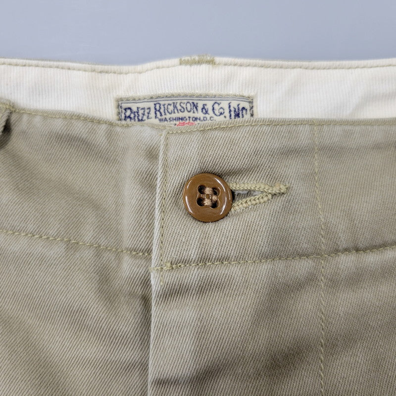 【中古品】【メンズ】 Buzz Rickson's バズリクソンズ ORIGINAL SPEC. CHINOS オリジナルスペック チノ パンツ 156-260720-as-22-izu サイズ：32×34 カラー：ベージュ 万代Net店