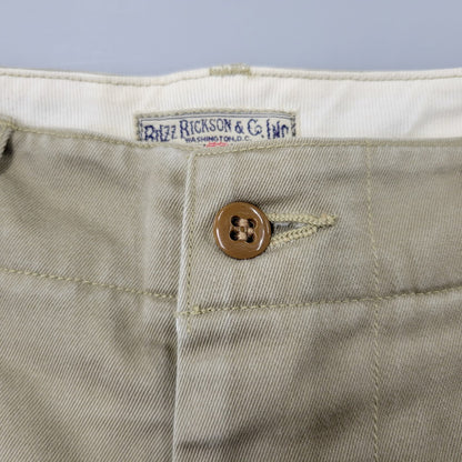 【中古品】【メンズ】 Buzz Rickson's バズリクソンズ ORIGINAL SPEC. CHINOS オリジナルスペック チノ パンツ 156-260720-as-22-izu サイズ：32×34 カラー：ベージュ 万代Net店