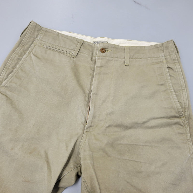 【中古品】【メンズ】 Buzz Rickson's バズリクソンズ ORIGINAL SPEC. CHINOS オリジナルスペック チノ パンツ 156-260720-as-22-izu サイズ：32×34 カラー：ベージュ 万代Net店
