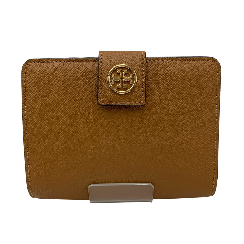 【中古品】【メンズ/レディース】 TORY BURCH トリーバーチ ROBINSON FRENCH FOLD WALLET ロビンソン フレンチ フォールド ウォレット 財布 200-260720-ya-12-izu カラー：ブラウン 万代Net店