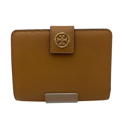 【中古品】【メンズ/レディース】 TORY BURCH トリーバーチ ROBINSON FRENCH FOLD WALLET ロビンソン フレンチ フォールド ウォレット 財布 200-260720-ya-12-izu カラー：ブラウン 万代Net店