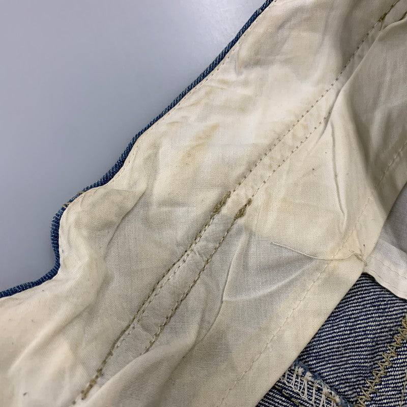 【中古品】【メンズ】 GIN WASHI ギンワシ TAPERED WIDE DENIM PANTS テーパード ワイド デニム パンツ ズボン ボトムス 157-260722-ya-14-izu サイズ：下記参照 カラー：インディゴ 万代Net店