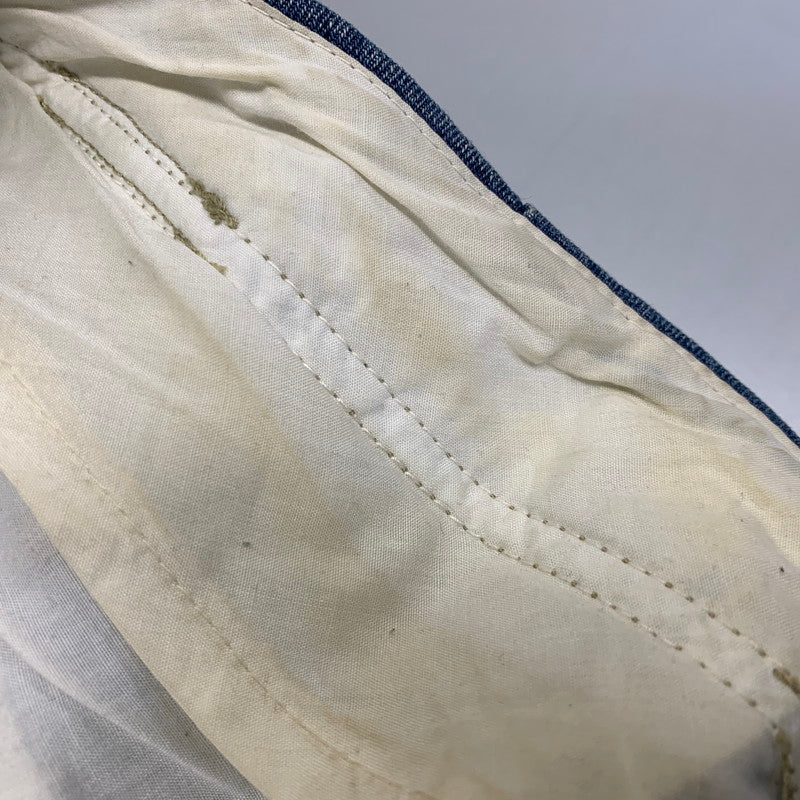 【中古品】【メンズ】 GIN WASHI ギンワシ TAPERED WIDE DENIM PANTS テーパード ワイド デニム パンツ ズボン ボトムス 157-260722-ya-14-izu サイズ：下記参照 カラー：インディゴ 万代Net店