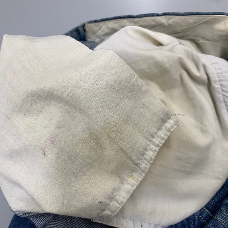 【中古品】【メンズ】 GIN WASHI ギンワシ TAPERED WIDE DENIM PANTS テーパード ワイド デニム パンツ ズボン ボトムス 157-260722-ya-14-izu サイズ：下記参照 カラー：インディゴ 万代Net店