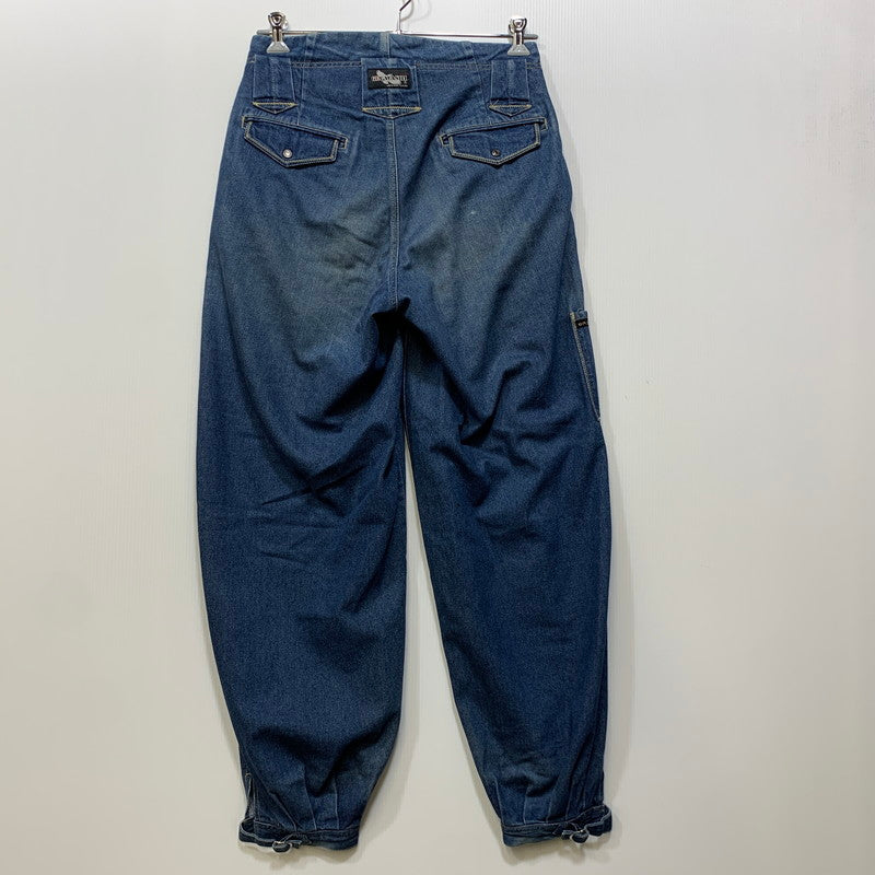 【中古品】【メンズ】 GIN WASHI ギンワシ TAPERED WIDE DENIM PANTS テーパード ワイド デニム パンツ ズボン ボトムス 157-260722-ya-14-izu サイズ：下記参照 カラー：インディゴ 万代Net店