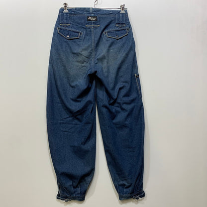 【中古品】【メンズ】 GIN WASHI ギンワシ TAPERED WIDE DENIM PANTS テーパード ワイド デニム パンツ ズボン ボトムス 157-260722-ya-14-izu サイズ：下記参照 カラー：インディゴ 万代Net店