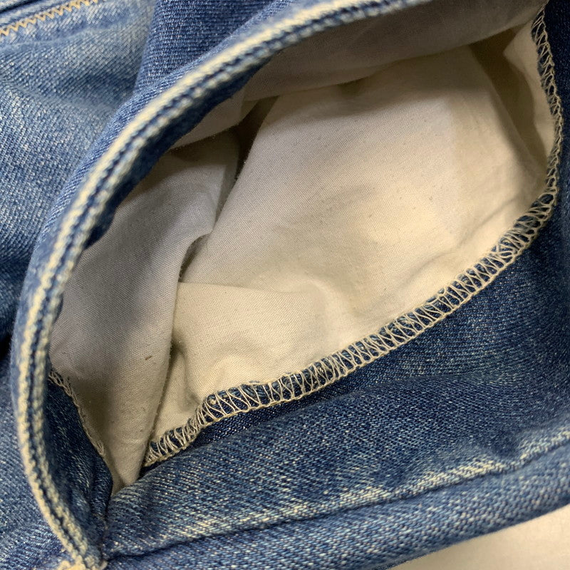 【中古品】【メンズ】 GIN WASHI ギンワシ TAPERED WIDE DENIM PANTS テーパード ワイド デニム パンツ ズボン ボトムス 157-260722-ya-14-izu サイズ：下記参照 カラー：インディゴ 万代Net店