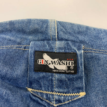 【中古品】【メンズ】 GIN WASHI ギンワシ TAPERED WIDE DENIM PANTS テーパード ワイド デニム パンツ ズボン ボトムス 157-260722-ya-14-izu サイズ：下記参照 カラー：インディゴ 万代Net店