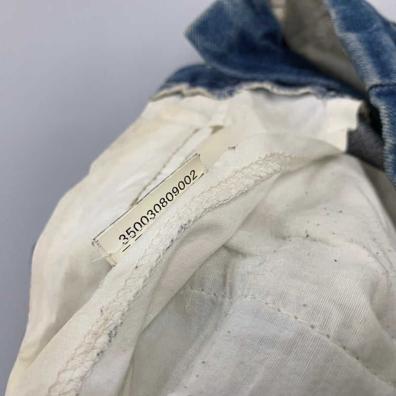 【中古品】【メンズ】 GIN WASHI ギンワシ TAPERED WIDE DENIM PANTS テーパード ワイド デニム パンツ ズボン ボトムス 157-260722-ya-14-izu サイズ：下記参照 カラー：インディゴ 万代Net店