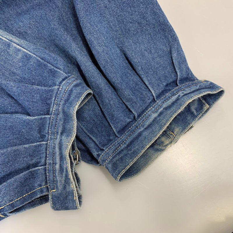 【中古品】【メンズ】 GIN WASHI ギンワシ TAPERED WIDE DENIM PANTS テーパード ワイド デニム パンツ ズボン ボトムス 157-260722-ya-14-izu サイズ：下記参照 カラー：インディゴ 万代Net店