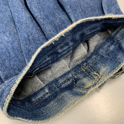 【中古品】【メンズ】 GIN WASHI ギンワシ TAPERED WIDE DENIM PANTS テーパード ワイド デニム パンツ ズボン ボトムス 157-260722-ya-14-izu サイズ：下記参照 カラー：インディゴ 万代Net店