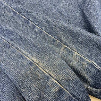 【中古品】【メンズ】 GIN WASHI ギンワシ TAPERED WIDE DENIM PANTS テーパード ワイド デニム パンツ ズボン ボトムス 157-260722-ya-14-izu サイズ：下記参照 カラー：インディゴ 万代Net店