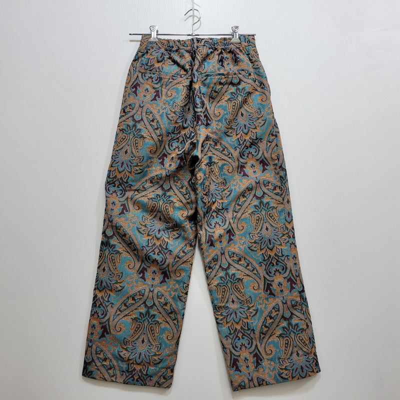 【中古品】【メンズ】 MAISON SPECIAL メゾンスペシャル DAMASK JACQUARD SINGLE-TUCK WIDE PANTS 11231461208 ダマスクジャガード シングルタック ワイドパンツ 151-260720-as-21-izu サイズ：01 カラー：マルチカラー 万代Net店