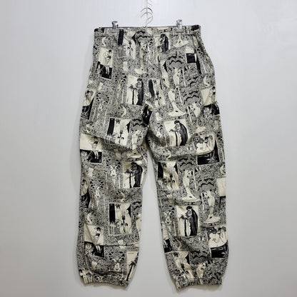 【中古品】【メンズ】 Supreme シュプリーム SALOME SKATE PANT サロメ スケートパンツ 149-260720-as-11-izu サイズ：XL カラー：ホワイト×ブラック 万代Net店