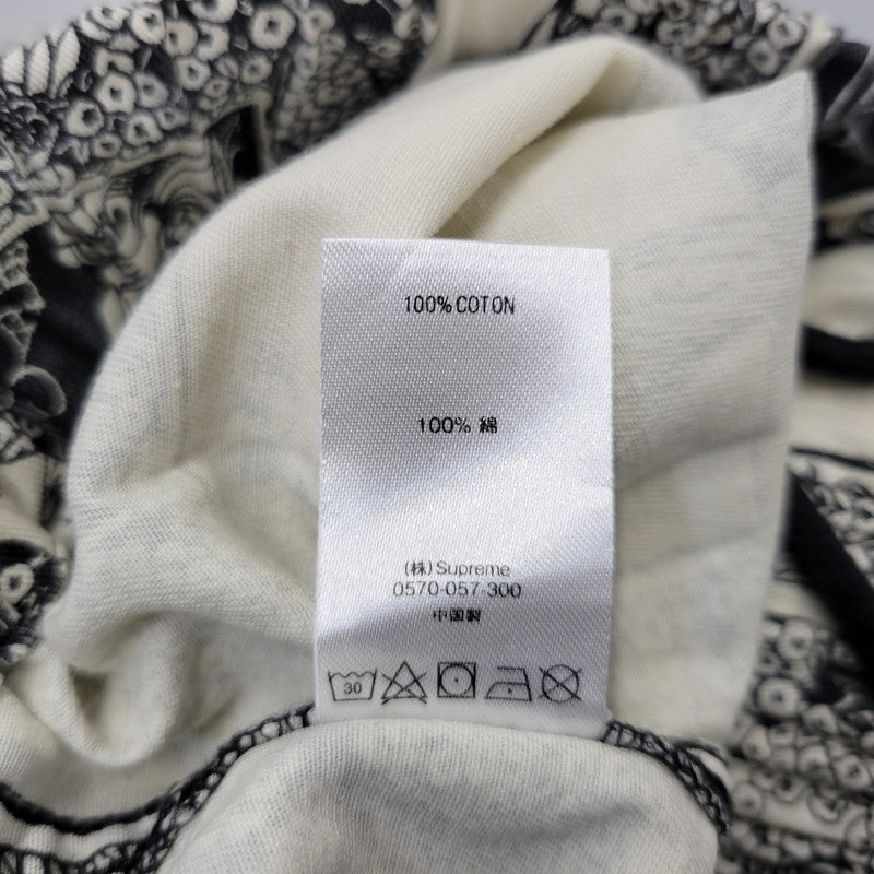 【中古品】【メンズ】 Supreme シュプリーム SALOME SKATE PANT サロメ スケートパンツ 149-260720-as-11-izu サイズ：XL カラー：ホワイト×ブラック 万代Net店