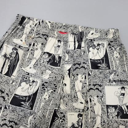 【中古品】【メンズ】 Supreme シュプリーム SALOME SKATE PANT サロメ スケートパンツ 149-260720-as-11-izu サイズ：XL カラー：ホワイト×ブラック 万代Net店