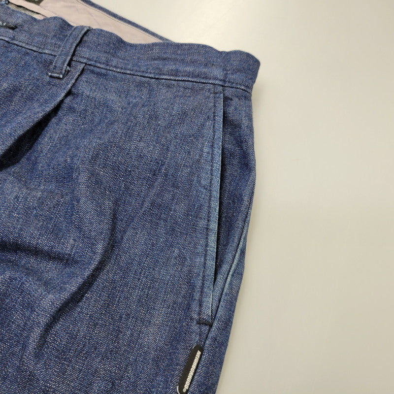 【中古品】【メンズ】 NEIGHBORHOOD ネイバーフッド TUCK-D/C-PT 202BENH-PTM02 タック パンツ 153-260720-as-23-izu サイズ：L カラー：インディゴ 万代Net店