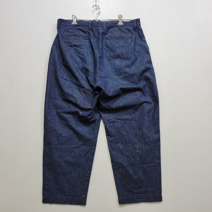 【中古品】【メンズ】 NEIGHBORHOOD ネイバーフッド TUCK-D/C-PT 202BENH-PTM02 タック パンツ 153-260720-as-23-izu サイズ：L カラー：インディゴ 万代Net店