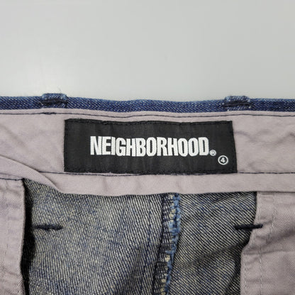 【中古品】【メンズ】 NEIGHBORHOOD ネイバーフッド TUCK-D/C-PT 202BENH-PTM02 タック パンツ 153-260720-as-23-izu サイズ：L カラー：インディゴ 万代Net店