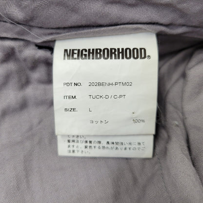 【中古品】【メンズ】 NEIGHBORHOOD ネイバーフッド TUCK-D/C-PT 202BENH-PTM02 タック パンツ 153-260720-as-23-izu サイズ：L カラー：インディゴ 万代Net店