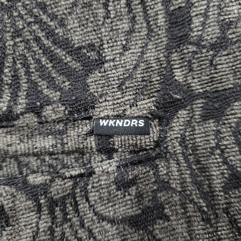 【中古品】【メンズ】 WKNDRS ウィークエンダーズ JACQUARD WIDE PANTS ジャガード ワイドパンツ ボトムス 153-260723-as-22-izu サイズ：M カラー：ブラック系 万代Net店