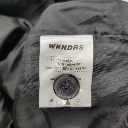 【中古品】【メンズ】 WKNDRS ウィークエンダーズ JACQUARD WIDE PANTS ジャガード ワイドパンツ ボトムス 153-260723-as-22-izu サイズ：M カラー：ブラック系 万代Net店