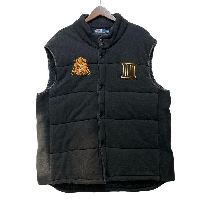 【現状渡し品】【メンズ】 POLO BY RALPH LAUREN ポロバイラルフローレン ARGENTINA VEST アルゼンチン ベスト アウター 146-260721-cs-05-izu サイズ：XXL カラー：ブラック 万代Net店