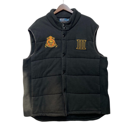 【現状渡し品】【メンズ】 POLO BY RALPH LAUREN ポロバイラルフローレン ARGENTINA VEST アルゼンチン ベスト アウター 146-260721-cs-05-izu サイズ：XXL カラー：ブラック 万代Net店