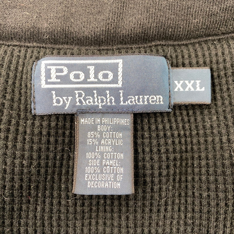 【現状渡し品】【メンズ】 POLO BY RALPH LAUREN ポロバイラルフローレン ARGENTINA VEST アルゼンチン ベスト アウター 146-260721-cs-05-izu サイズ：XXL カラー：ブラック 万代Net店