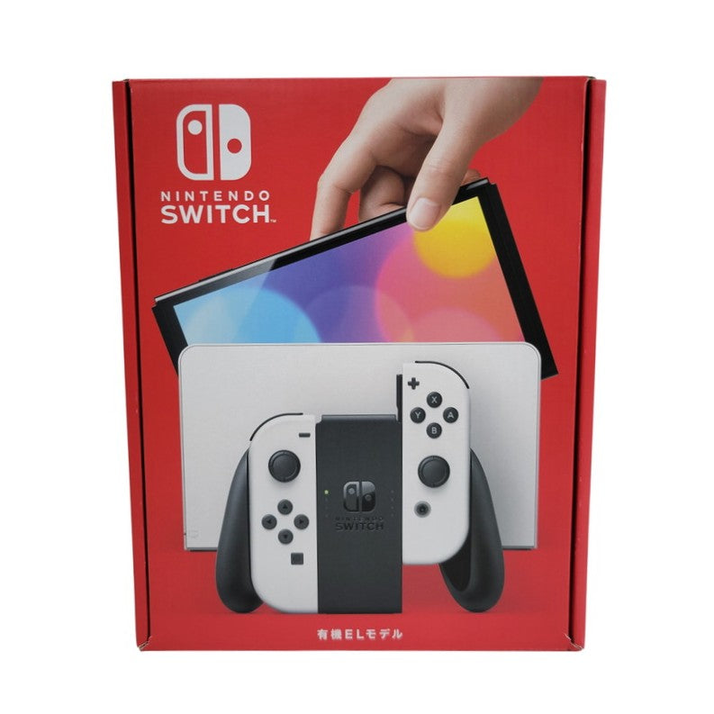 【中古美品】 【未使用】【ゲーム】Nintendo Switch (有機ELモデル) Joy-Con(L)/(R) ホワイト HEG-S-KAAAA(JPN) 任天堂 ニンテンドースイッチ 本体 034-260720-ay-01-izu 万代Net店