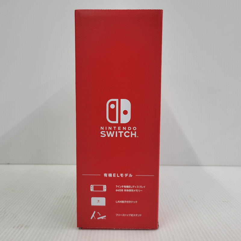 【中古美品】 【未使用】【ゲーム】Nintendo Switch (有機ELモデル) Joy-Con(L)/(R) ホワイト HEG-S-KAAAA(JPN) 任天堂 ニンテンドースイッチ 本体 034-260720-ay-01-izu 万代Net店