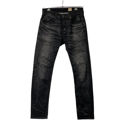 【中古品】【メンズ】 YANUK ヤヌーク BLACK DENIM PANTS 57213001 ブラックデニムパンツ ジーンズ 151-260725-as-05-izu サイズ：29 カラー：ブラック 万代Net店