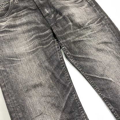 【中古品】【メンズ】 YANUK ヤヌーク BLACK DENIM PANTS 57213001 ブラックデニムパンツ ジーンズ 151-260725-as-05-izu サイズ：29 カラー：ブラック 万代Net店