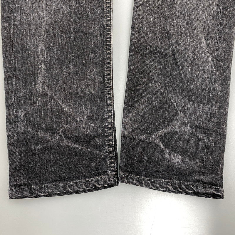 【中古品】【メンズ】 YANUK ヤヌーク BLACK DENIM PANTS 57213001 ブラックデニムパンツ ジーンズ 151-260725-as-05-izu サイズ：29 カラー：ブラック 万代Net店
