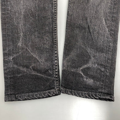 【中古品】【メンズ】 YANUK ヤヌーク BLACK DENIM PANTS 57213001 ブラックデニムパンツ ジーンズ 151-260725-as-05-izu サイズ：29 カラー：ブラック 万代Net店