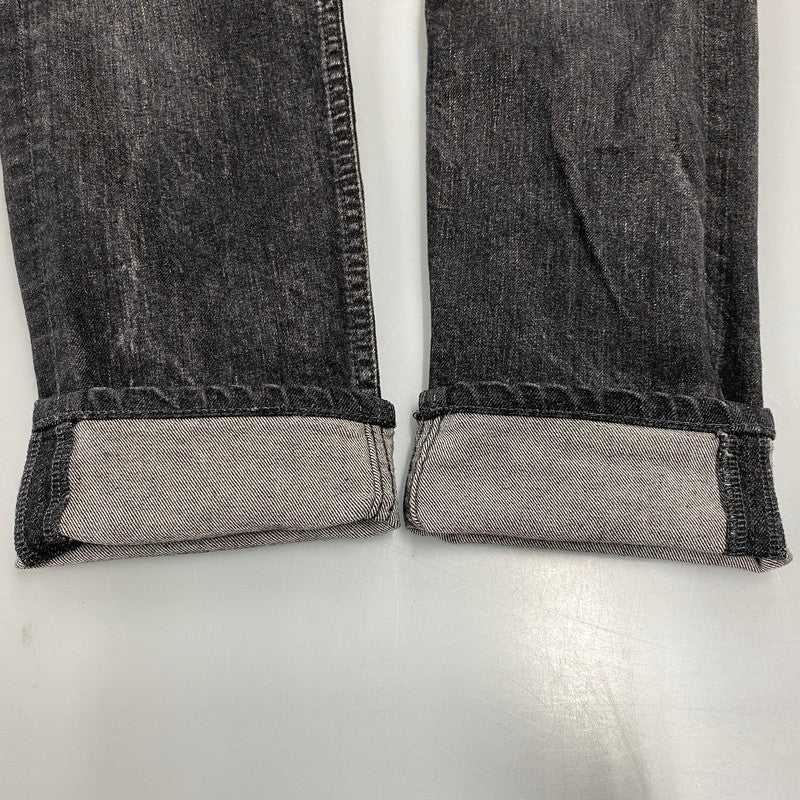 【中古品】【メンズ】 YANUK ヤヌーク BLACK DENIM PANTS 57213001 ブラックデニムパンツ ジーンズ 151-260725-as-05-izu サイズ：29 カラー：ブラック 万代Net店
