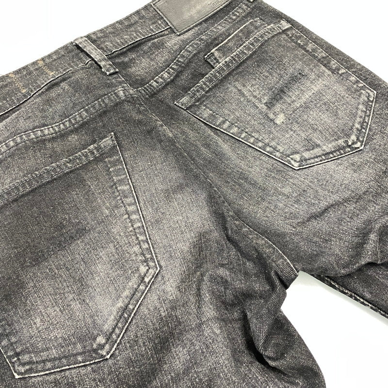 【中古品】【メンズ】 YANUK ヤヌーク BLACK DENIM PANTS 57213001 ブラックデニムパンツ ジーンズ 151-260725-as-05-izu サイズ：29 カラー：ブラック 万代Net店