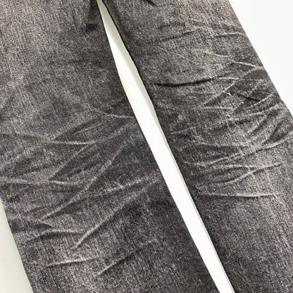 【中古品】【メンズ】 YANUK ヤヌーク BLACK DENIM PANTS 57213001 ブラックデニムパンツ ジーンズ 151-260725-as-05-izu サイズ：29 カラー：ブラック 万代Net店